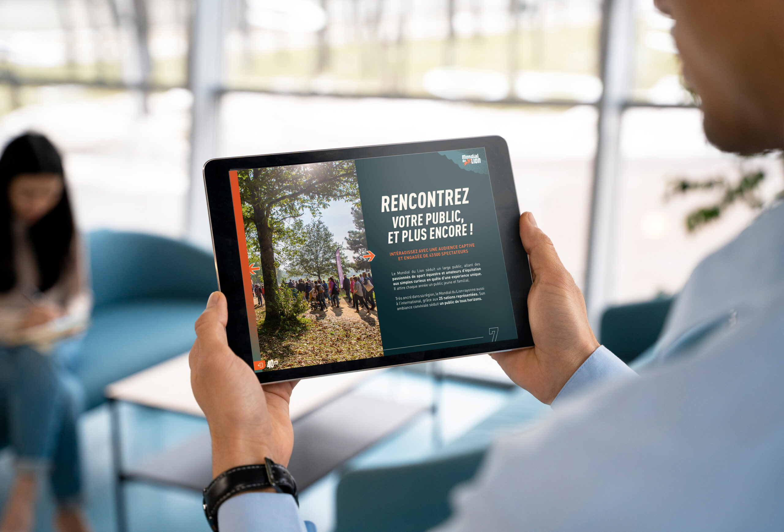 Illustration Plaquette partenaire Mondial du Lion